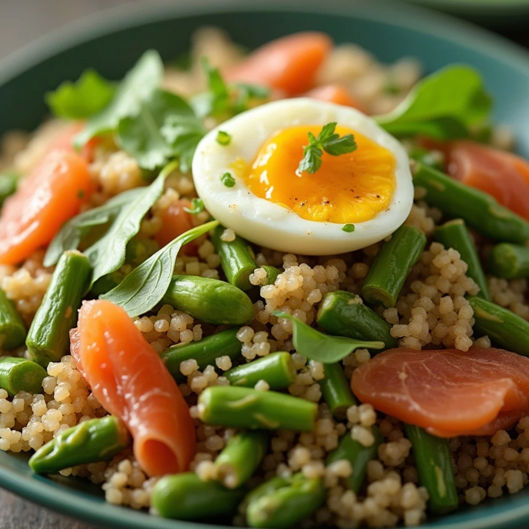 Salade légère et protéinée