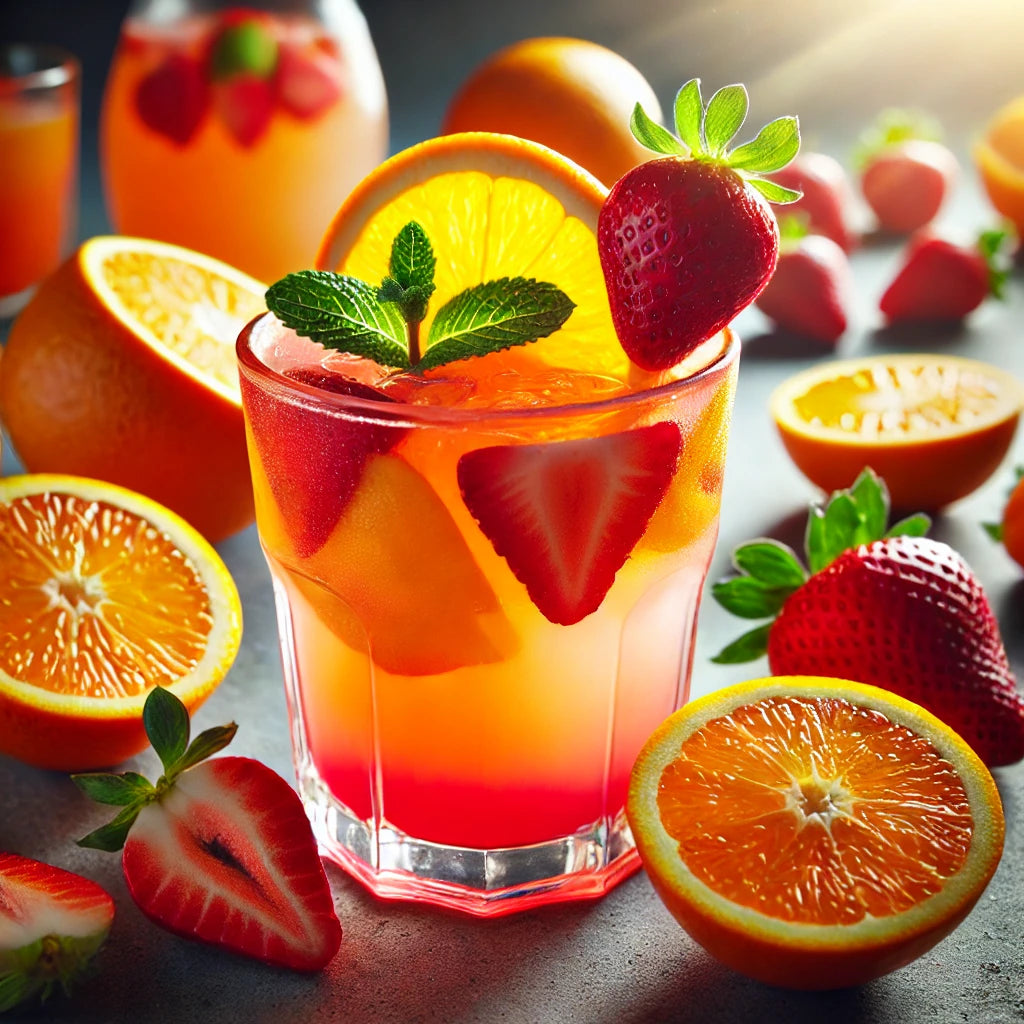 Délicieux cocktail sans alcool hydratant et vitaminé
