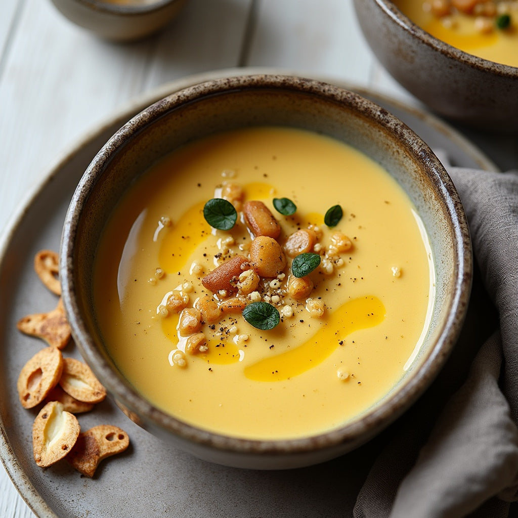 Velouté apaisant carotte-fenouil au lait de coco
