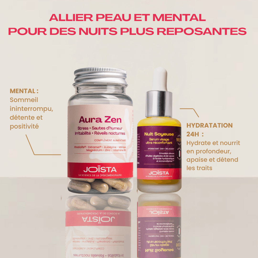 Les bienfaits d'Aura Zen et Nuit soyeuse : sommeil ininterrompu, détente, positivité, hydratation