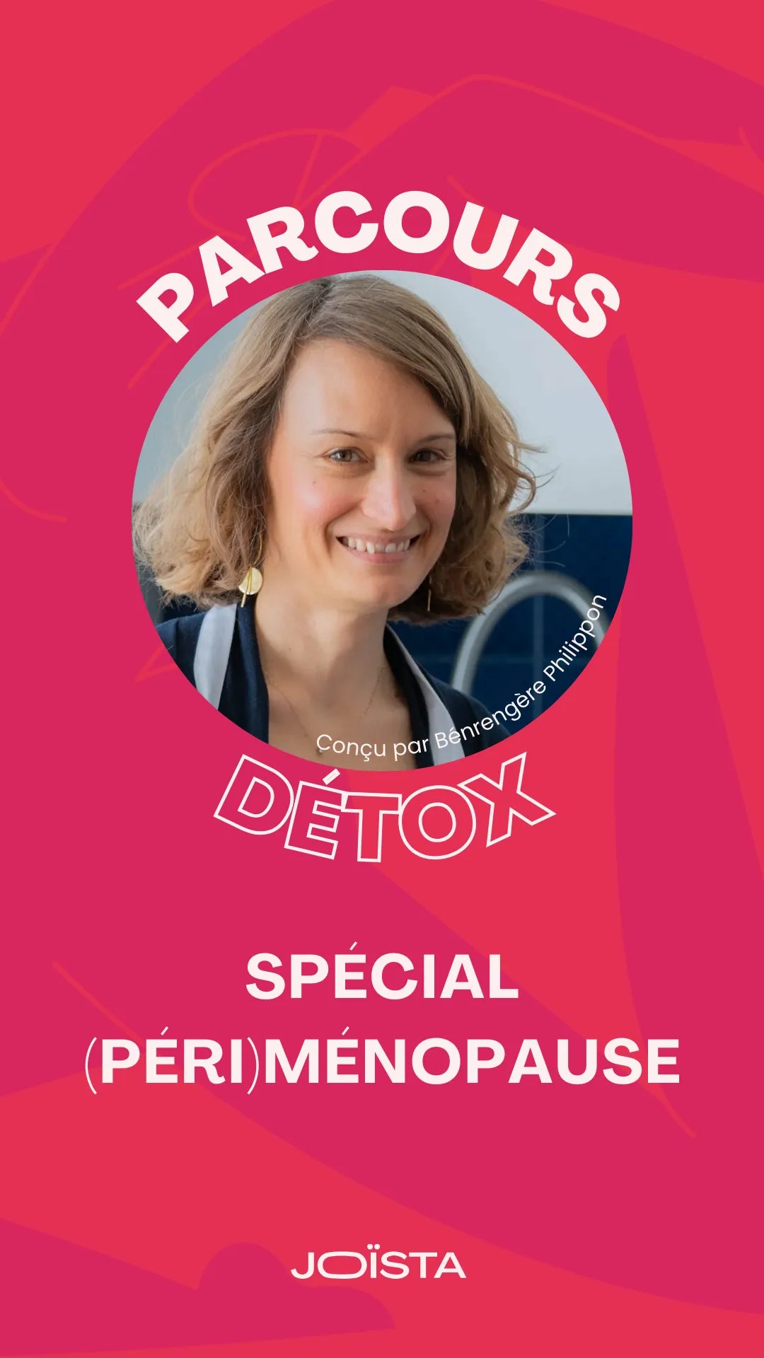 Illustration pour annoncer le Parcours Detox avec Bérengère Philippon en photo