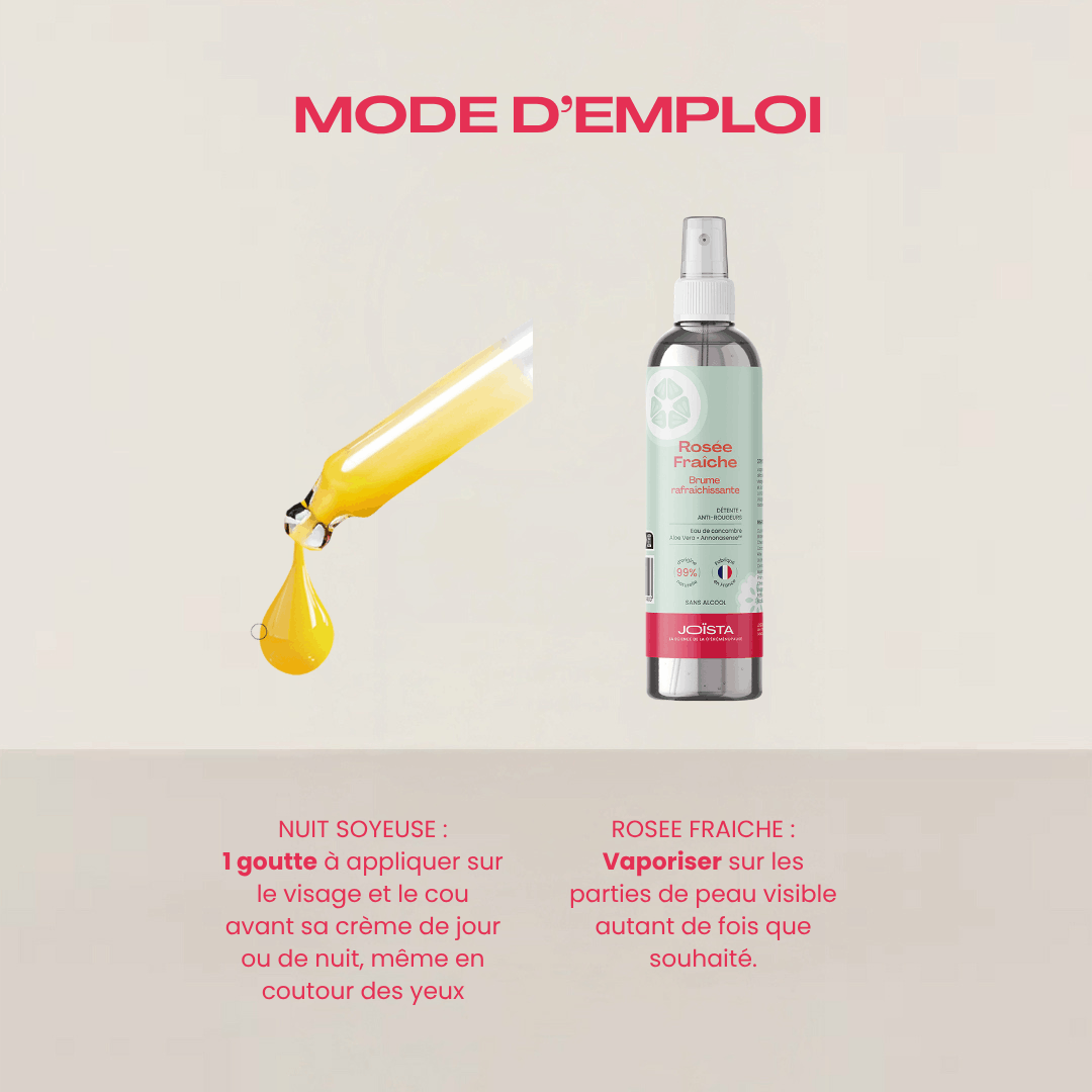 Mode d'emploi du pack neuro cosmétique