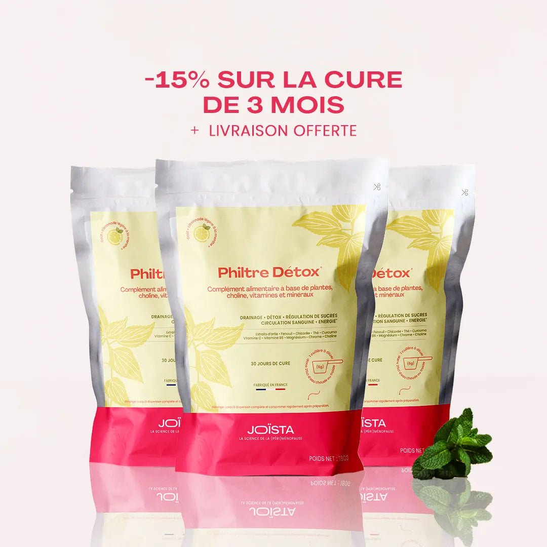 Image mettant en avant l'offre de 15% lors de l'achat de 3 mois de cure Philtre Detox
