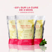 Image mettant en avant l'offre de 15% lors de l'achat de 3 mois de cure Philtre Detox