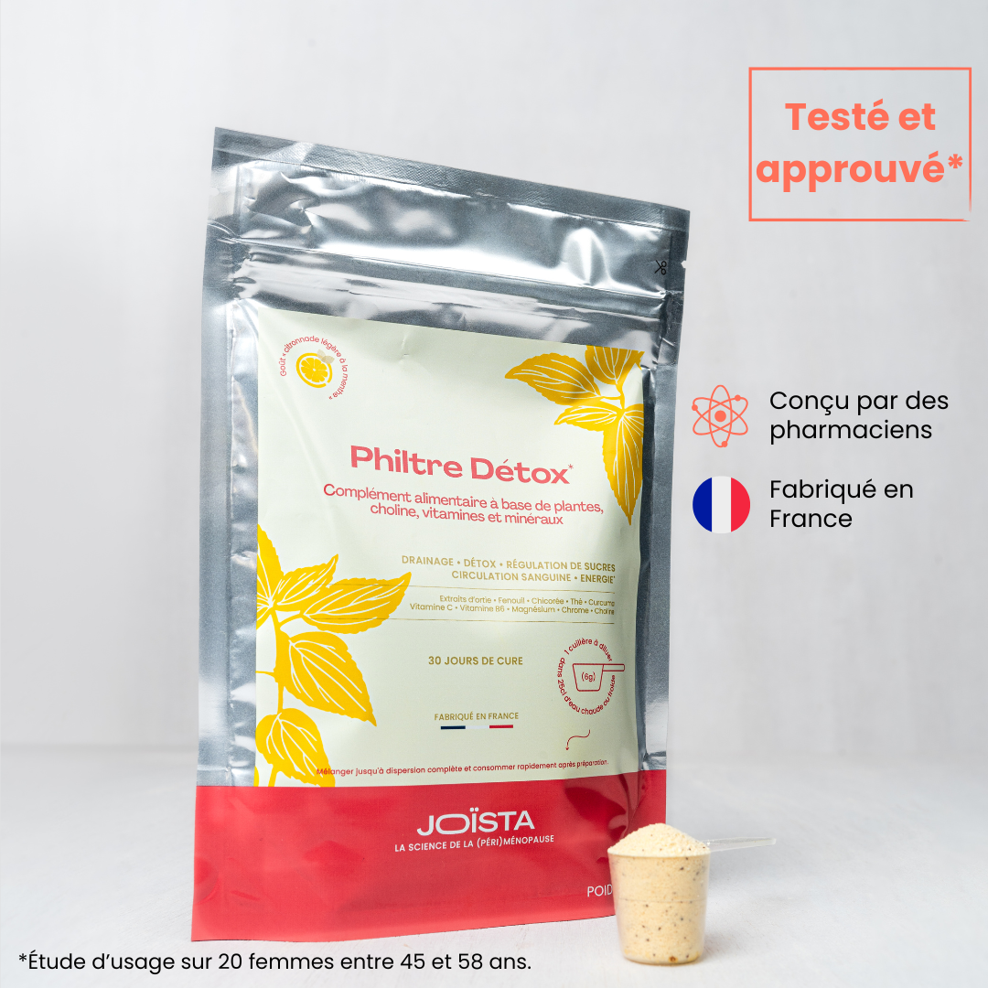 Complément alimentaire Philtre Détox de Joïsta pour le contrôle du poids, le drainage et l'énergie